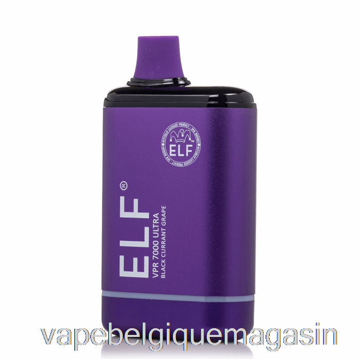 Vape Juice Elf Vpr 7000 Raisin De Cassis Ultra Jetable